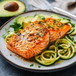 salmon recipe for keto diet dinner plate