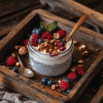 Greek yogurt and chia recipe card