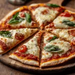 pizza dough with Greek yogurt crust