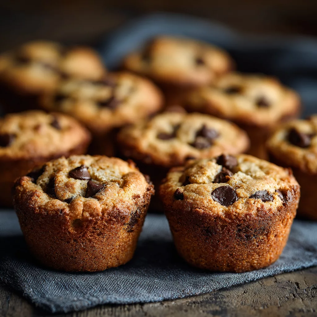 Brown Butter Chocolate Chip Blondie Bites mini chewy blondies with nutty brown butter and melting chocolate chips.