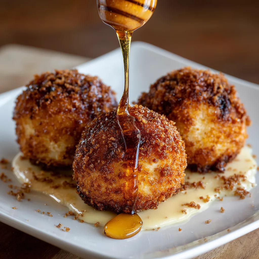 Cinnamon Honey Fried Ice Cream Balls – No Fry Dessert Crunch