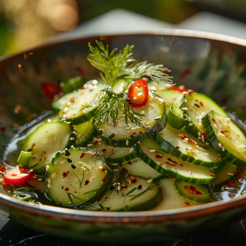 Chilled Cucumber Salad: Refreshing Summer Vibes
