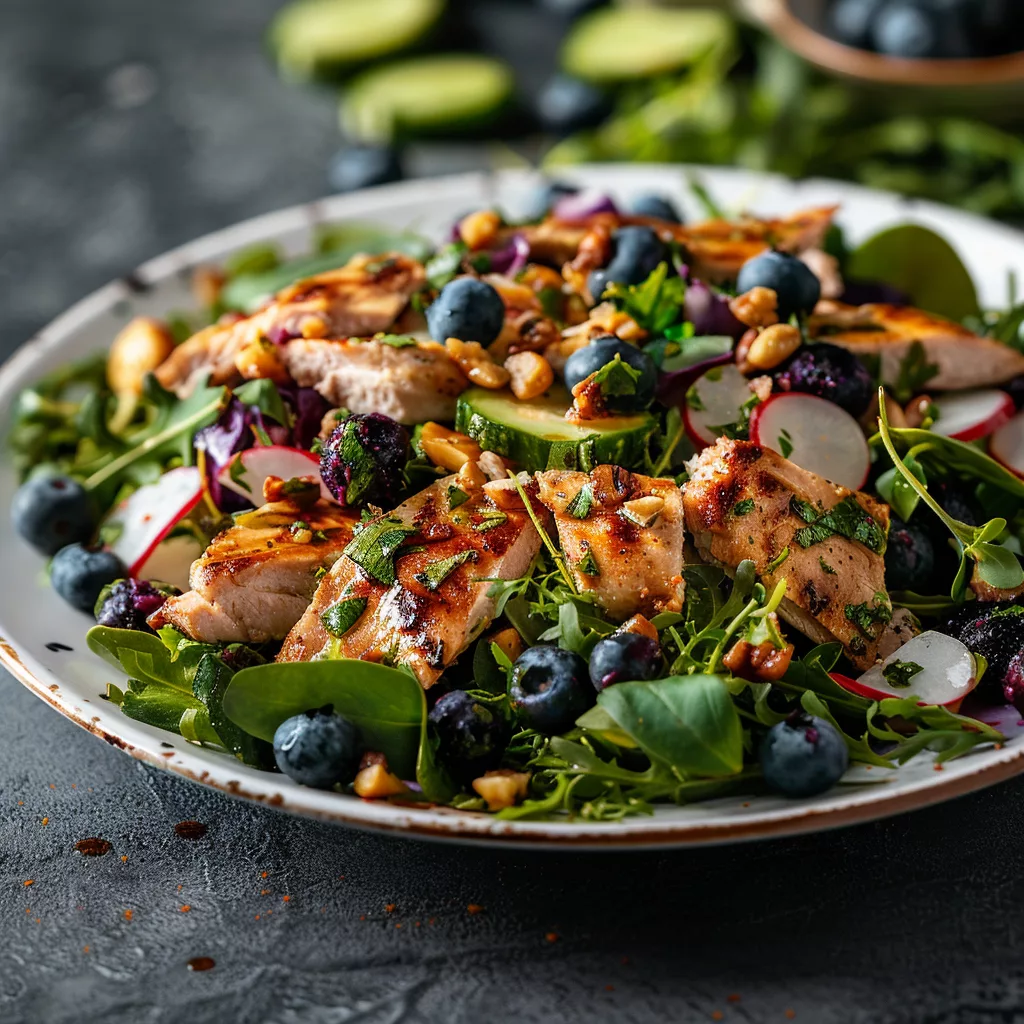 Blueberry Chicken Salad: Quick and Easy Chicken Recipe for Busy Cooks