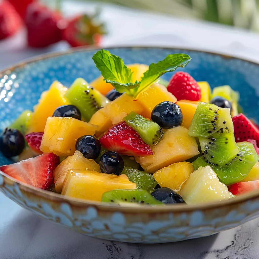 Tropical Fruit Salad with 6 Ingredients Ready in 20 Minutes