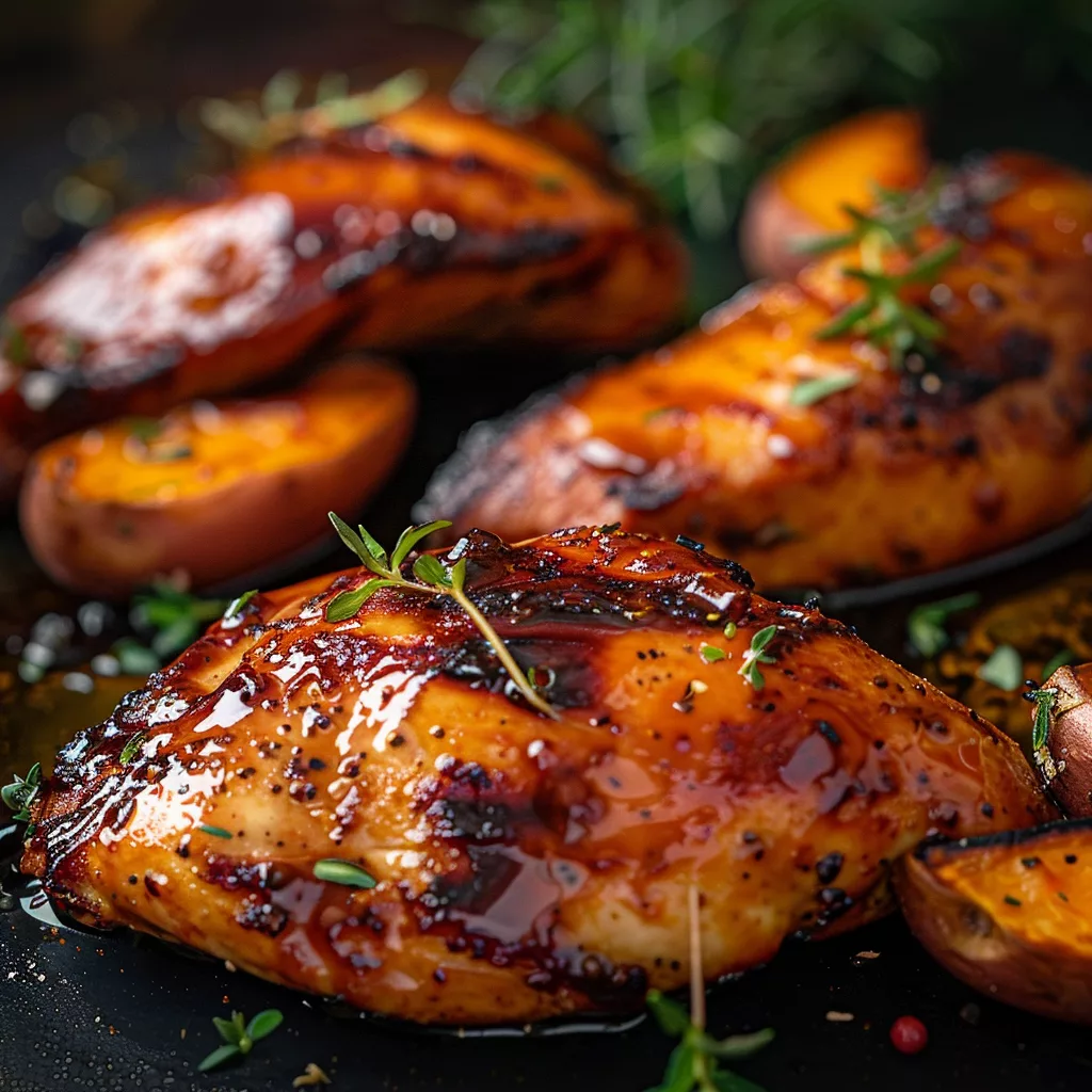BBQ Chicken Sweet Potato Casserole