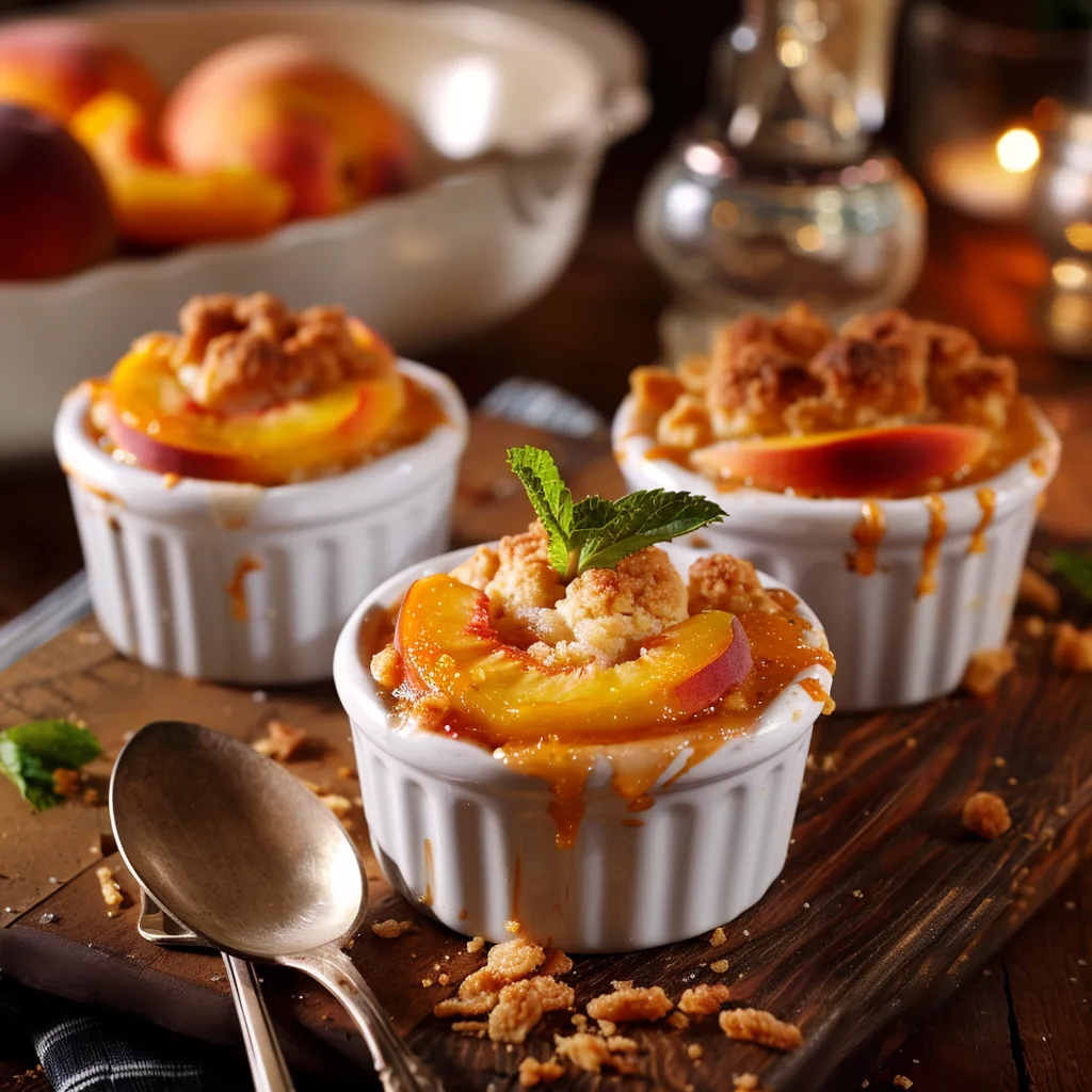 Peach Cobbler Cups: The Quick Baked Recipe