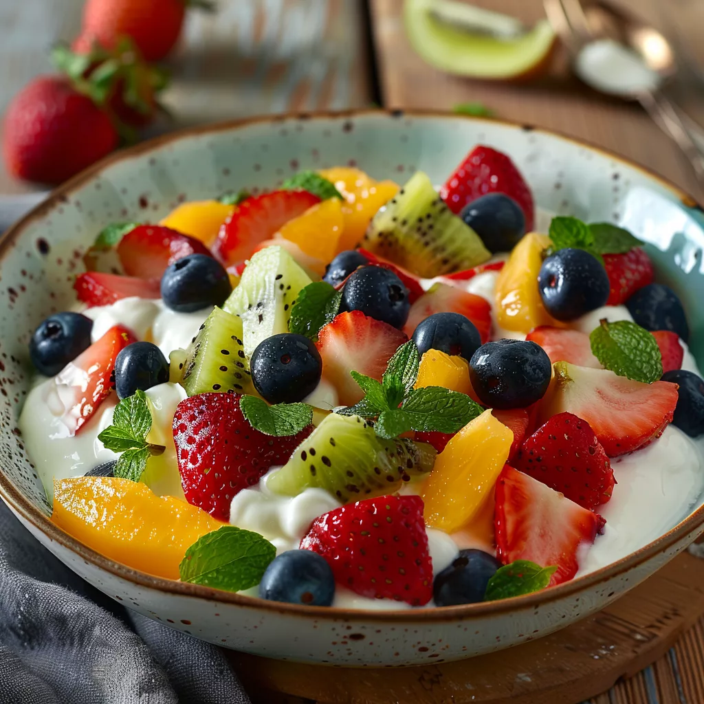 Fruit Salad with Yogurt: The Quick 15-Minute Healthy Recipe