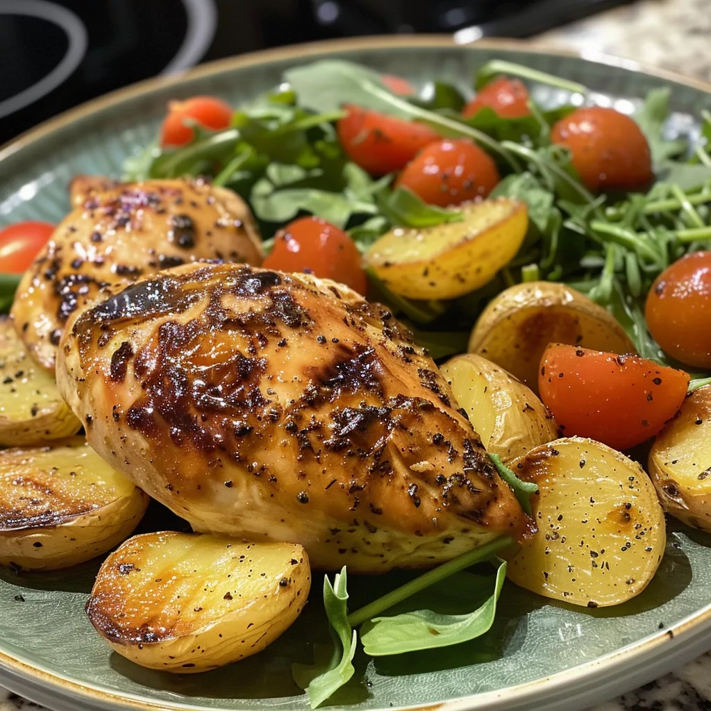 Savory Baked Chicken Breast Dinner