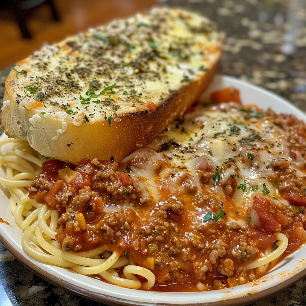 Bolognese with Garlic Bread Dinner Combo