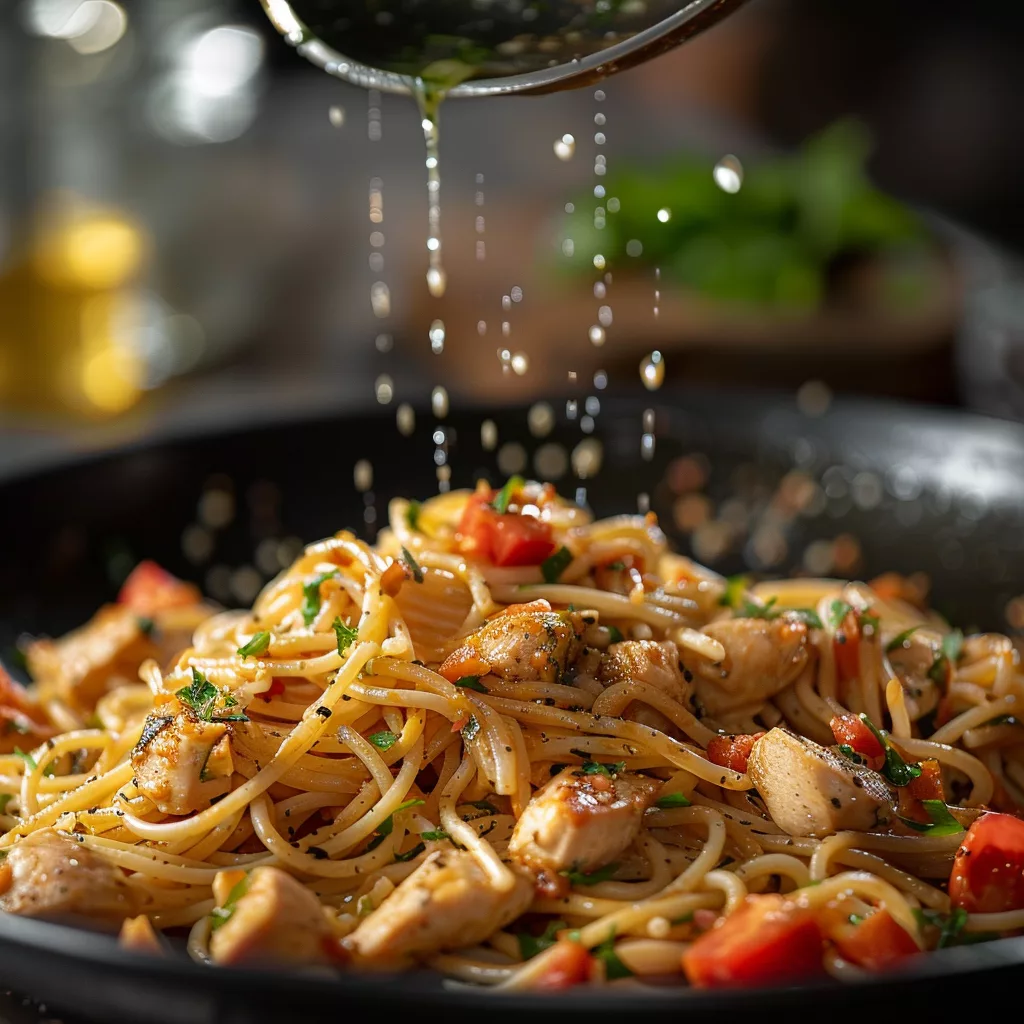Quick Spaghetti with Chicken: Easy 30-Minute Family Dinner