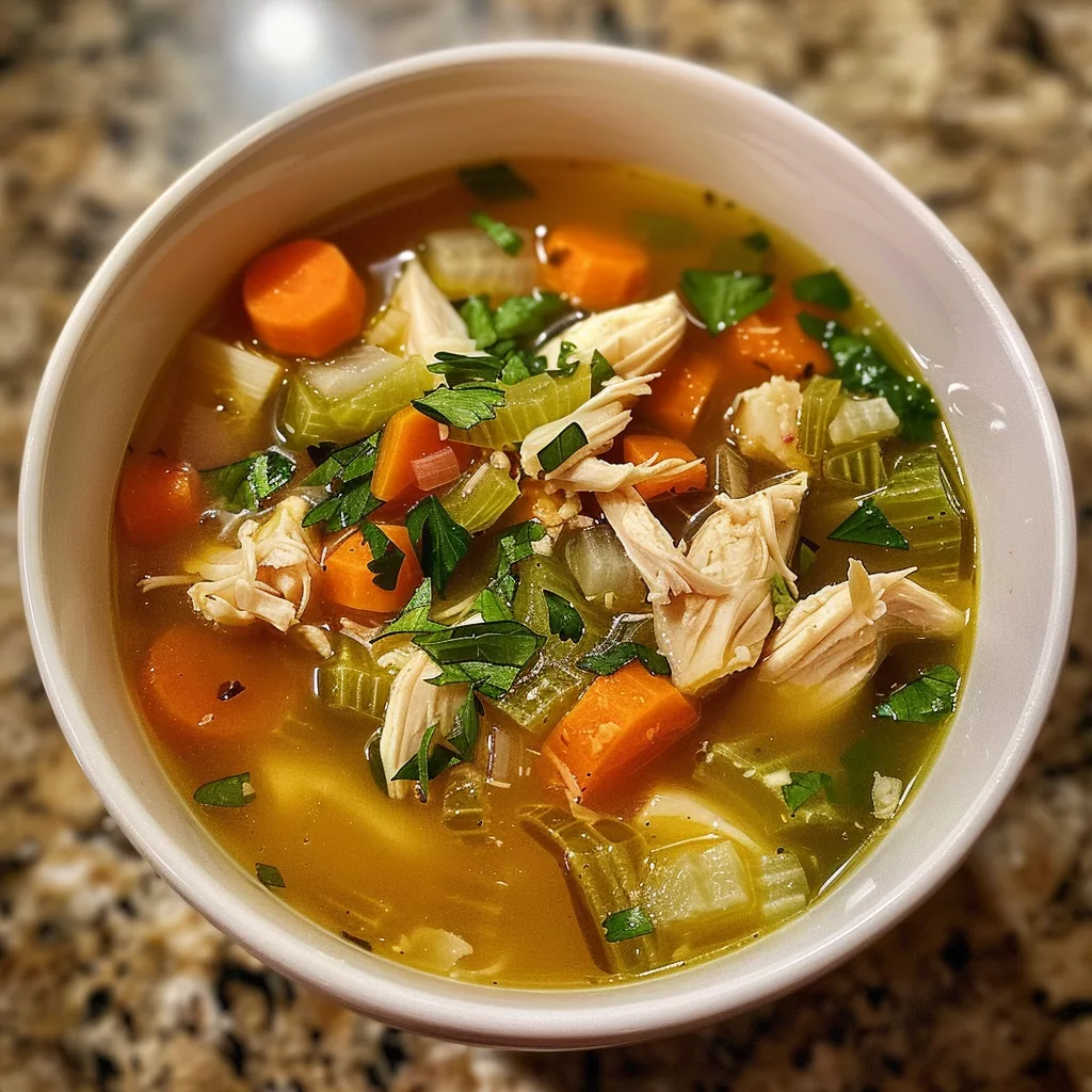 Easy Chicken Soup Recipe for Cozy Comfort Noodles
