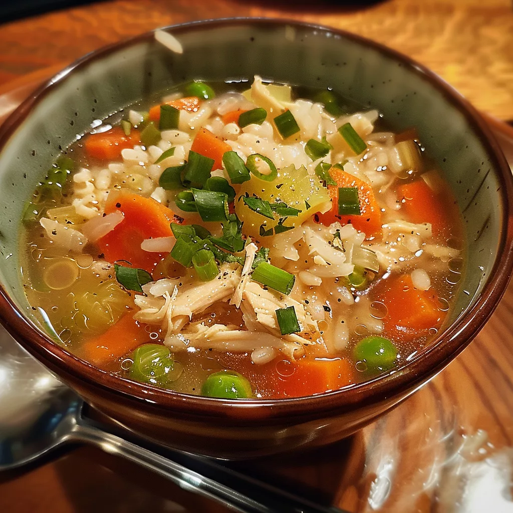Hearty Chicken Soup with Rice Recipe