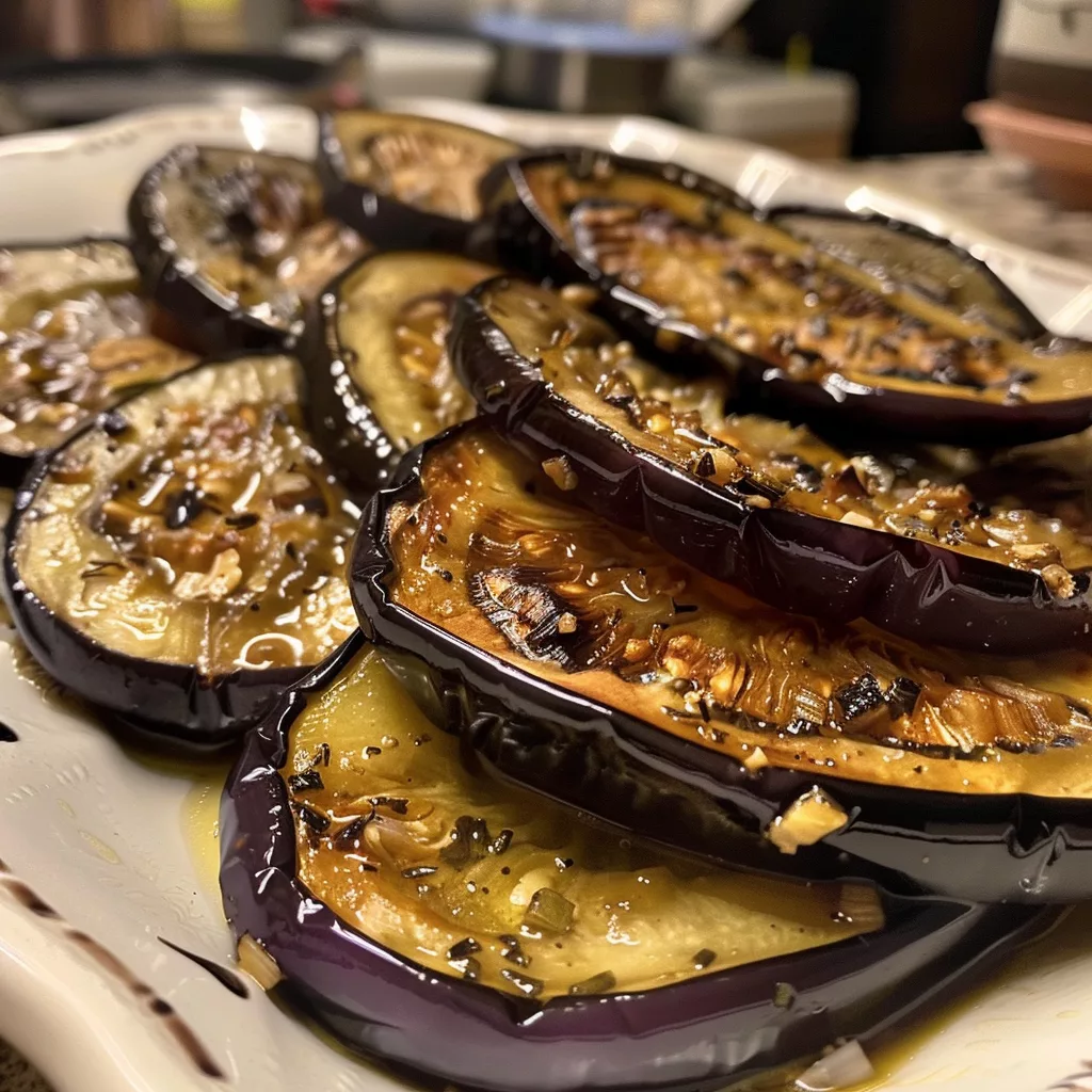 Garlic-Roasted Eggplant Made Smoky Perfectly