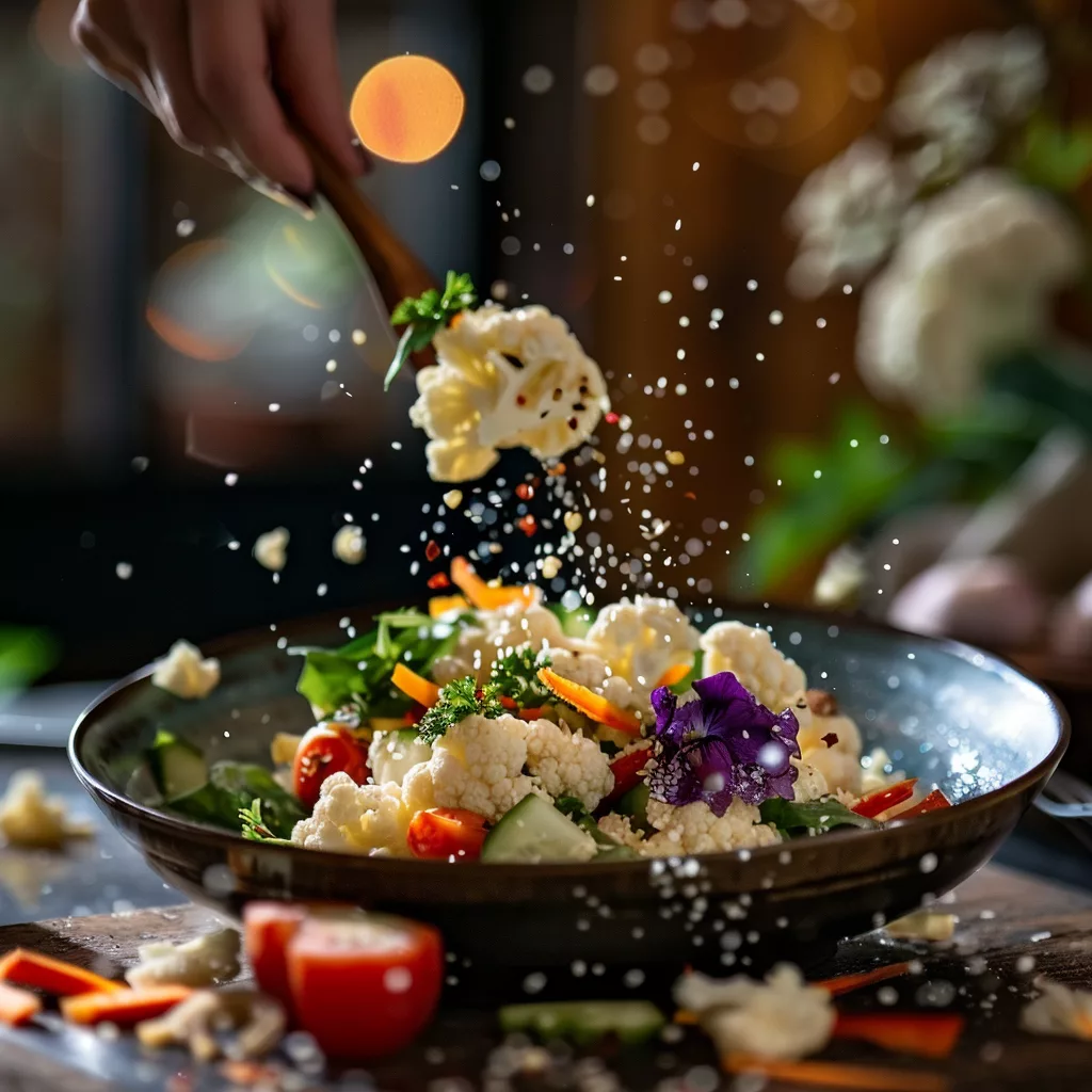 Cauliflower Salad with Lime and Avocado: Quick Healthy Recipe