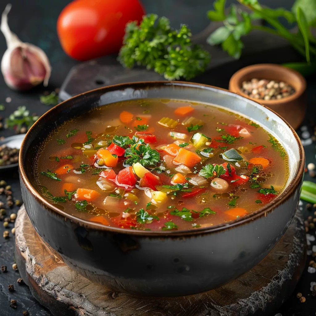 Hearty Homemade Vegetable Soup: Easy 20-Minute Recipe for Busy Days