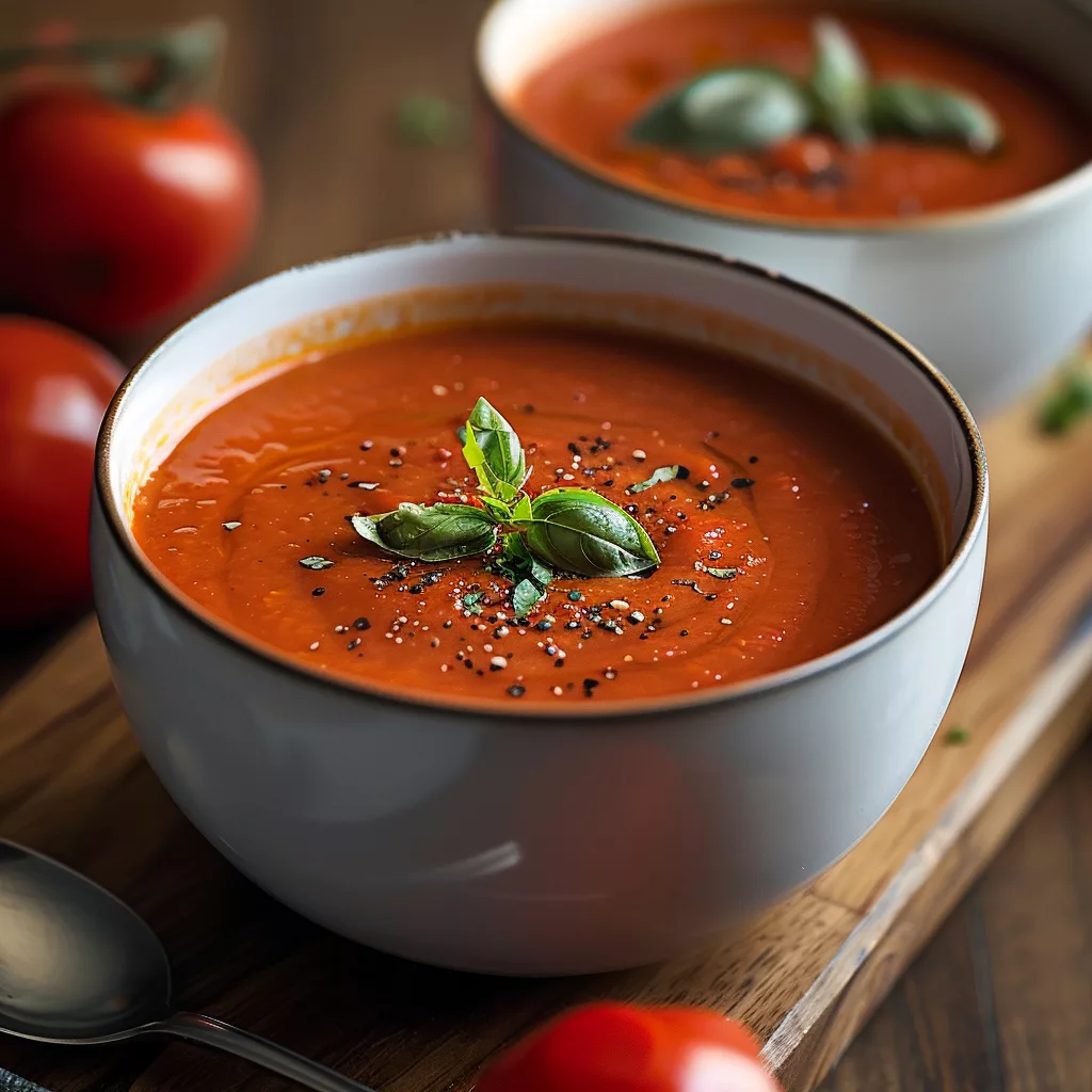 Hearty Homemade Tomato Soup: Ready in 20 Minutes!