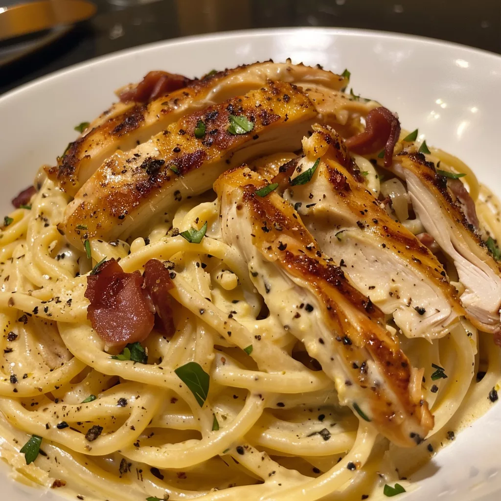 Carbonara with Chicken: A Flavorful, Pork-Free Twist on a Classic Dish