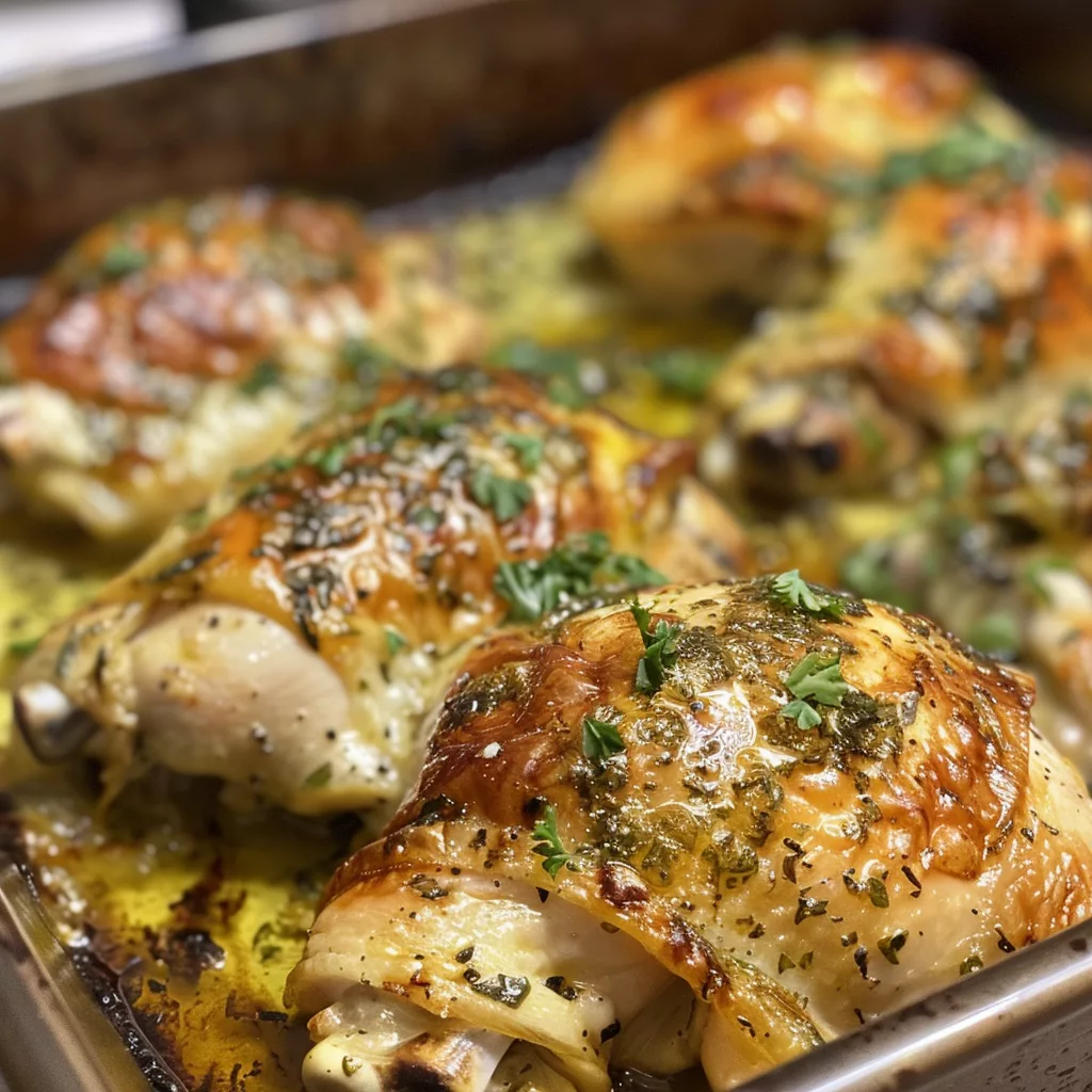 Easy Baked Chicken Recipe with Creamy Dijon Sauce