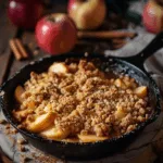 Apple Crumble Skillet: A Cozy Autumn Dessert