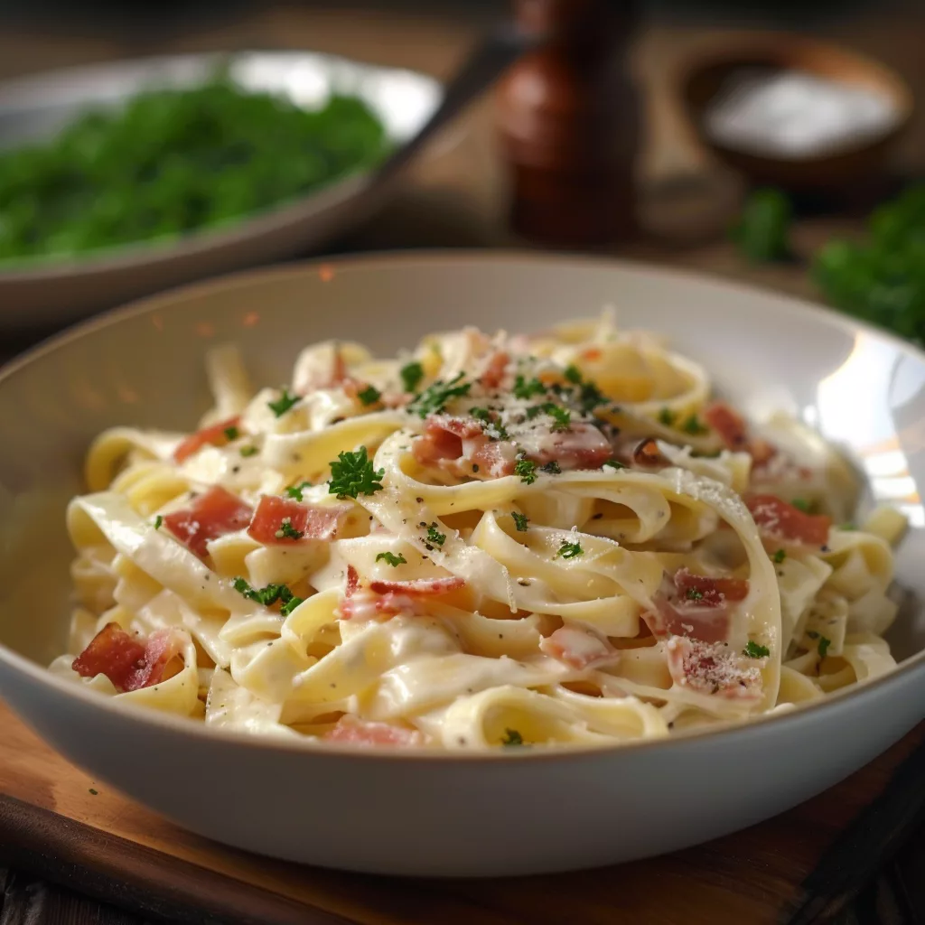 Carbonara Pasta Bowl: A Flavorful, Pork-Free Twist