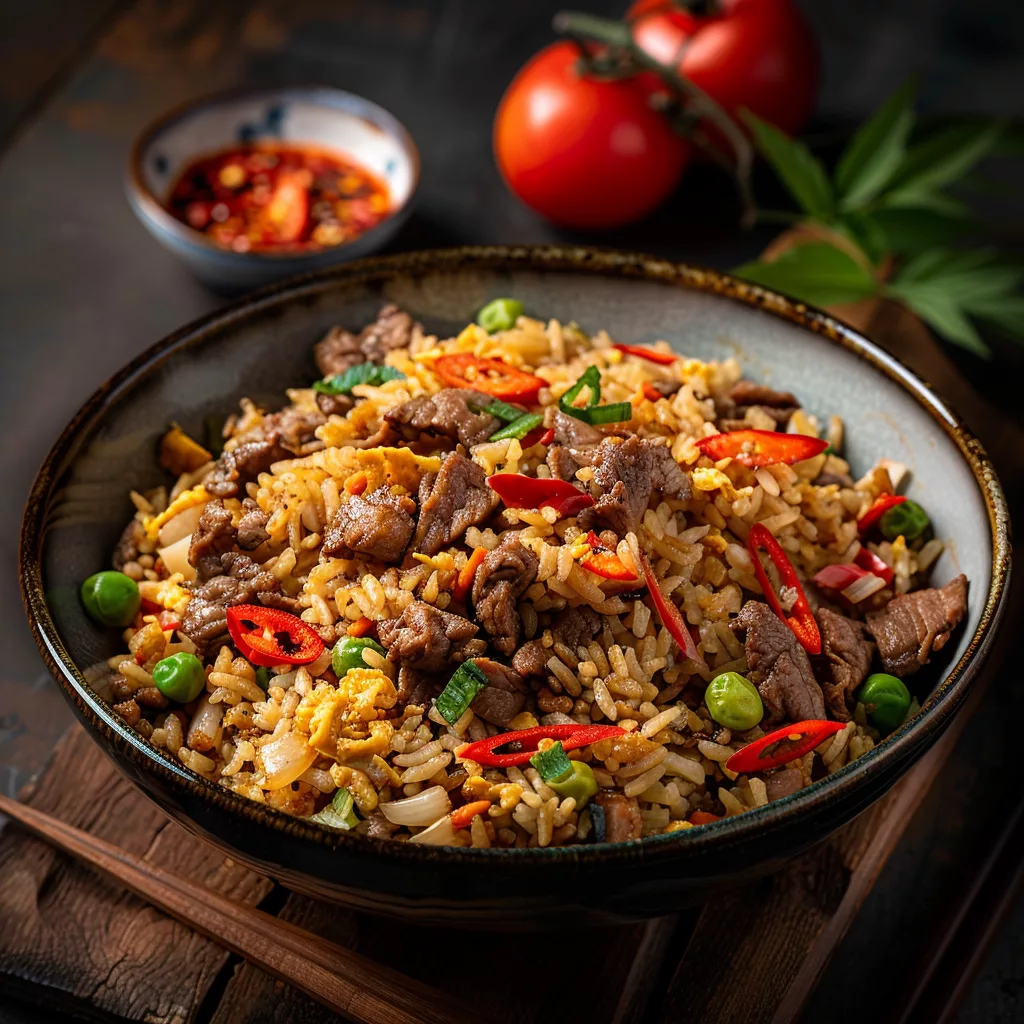 Easy Beef Fried Rice Recipe