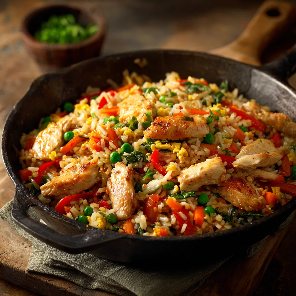 Healthy Chicken Fried Rice Recipe