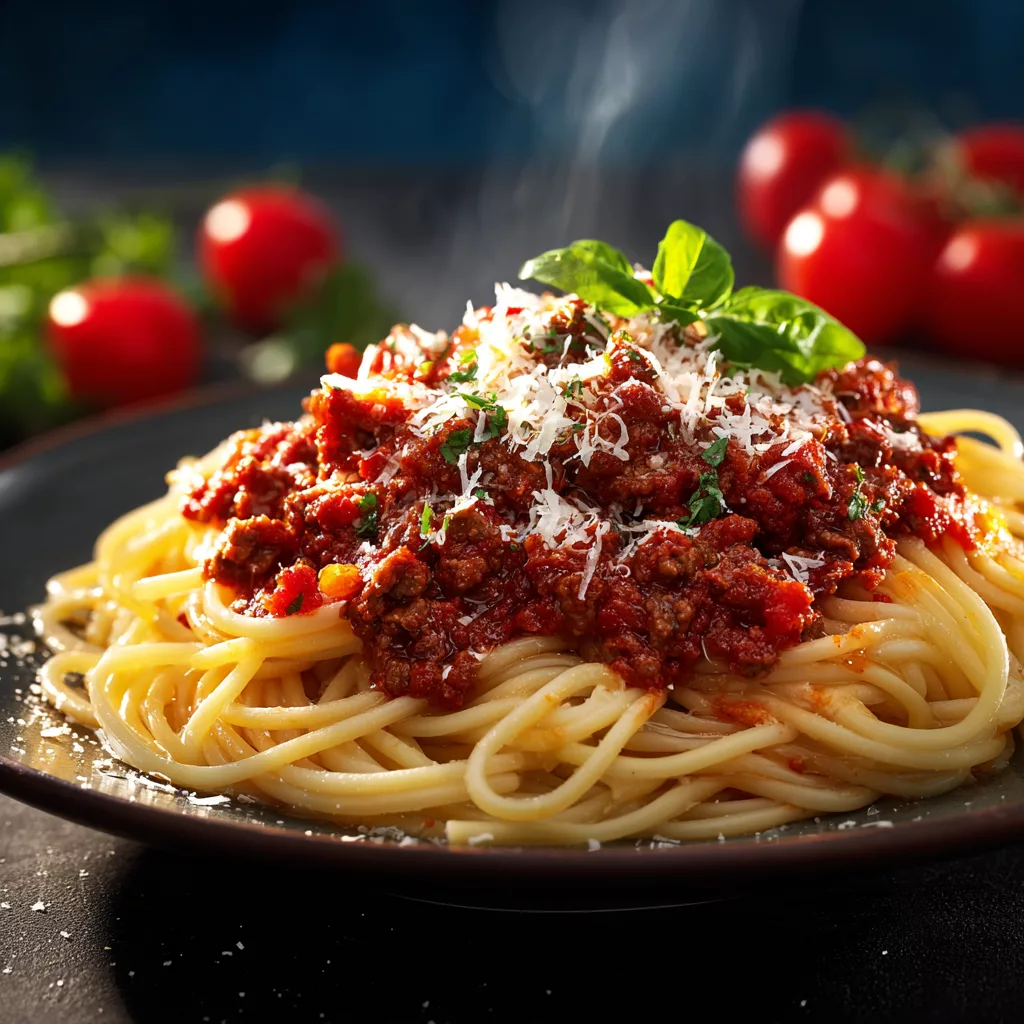 Classic Spaghetti Bolognese with Beef