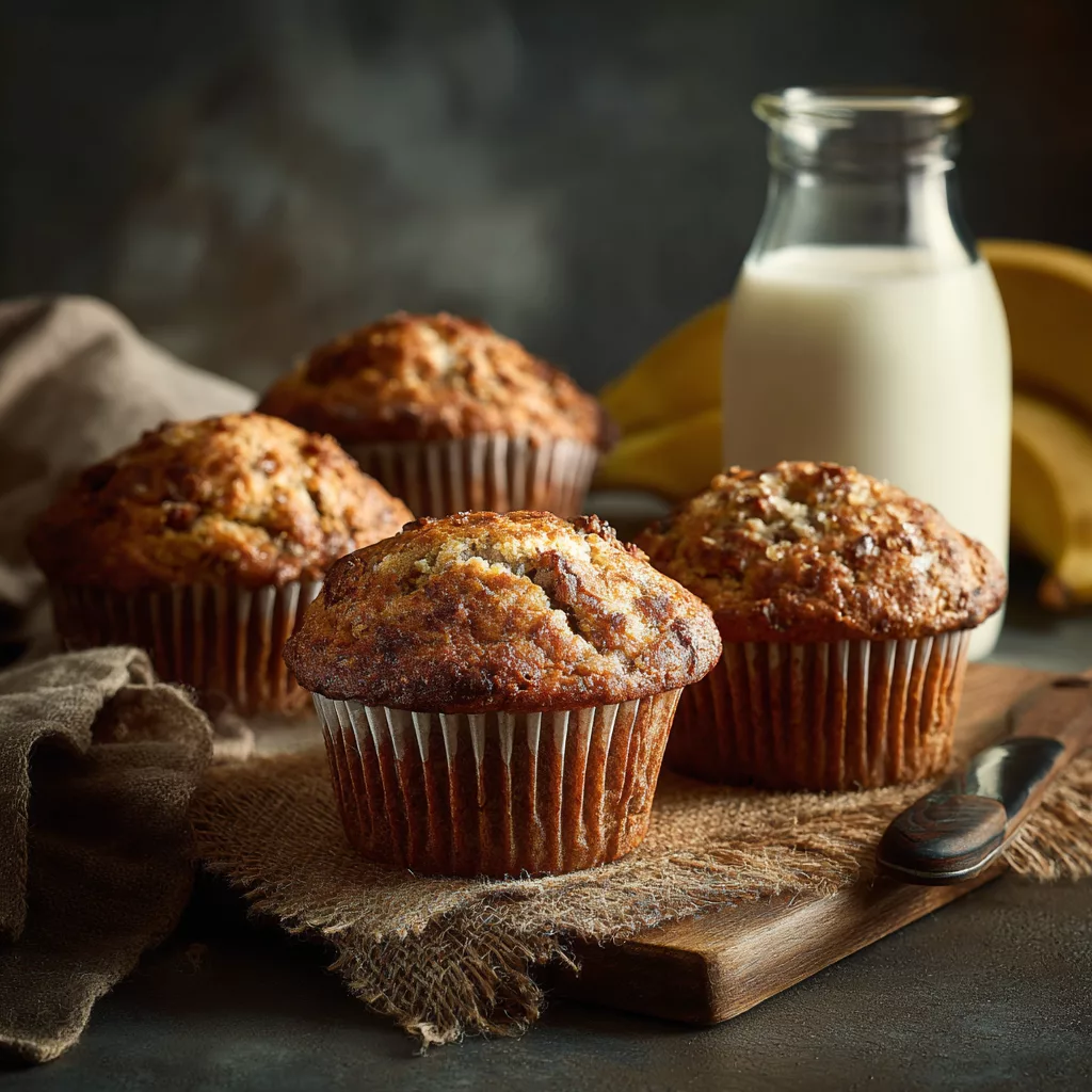 Moist Banana Bread Muffins: Easy Recipe